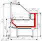 Холодильная витрина Полюс Palm 2 GC95 SL 1,8-1 (ВХСн-1,8) до -18, фото 2