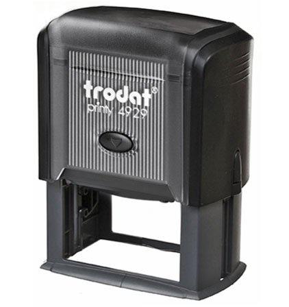 Автоматическая оснастка Trodat 4929 для клише штампа 50*30 мм, корпус черный - фото 1 - id-p5094552