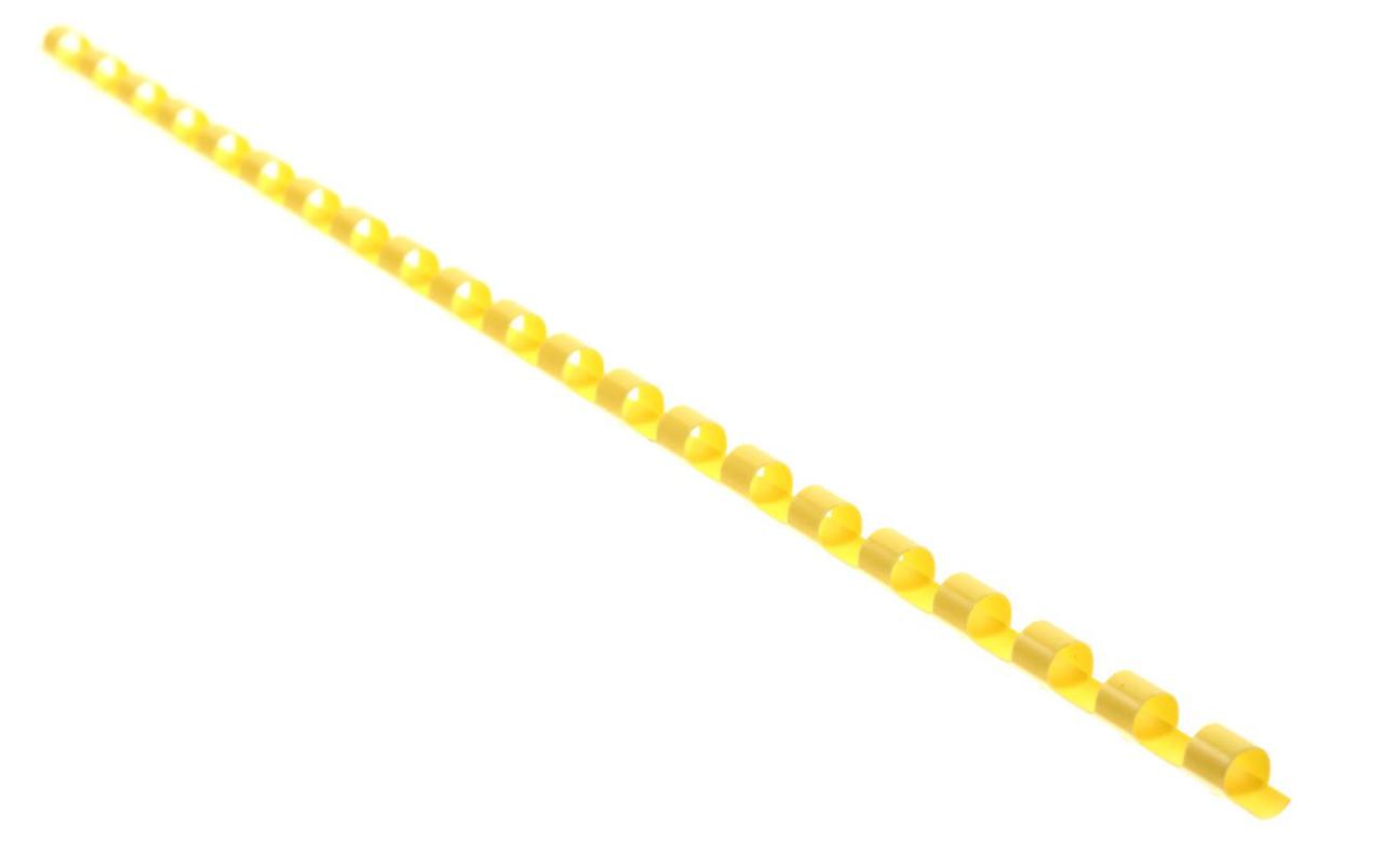 Пружина пластиковая StarBind 6 мм, желтая - фото 1 - id-p65658619