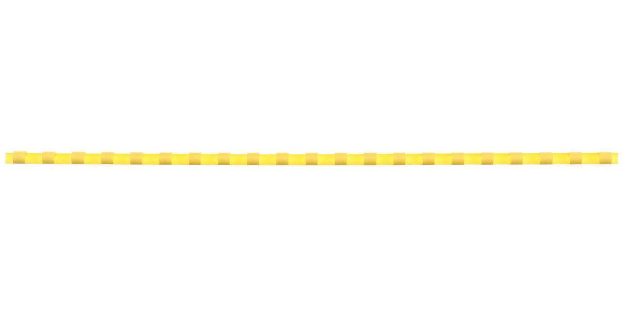 Пружина пластиковая StarBind 6 мм, желтая - фото 3 - id-p65658619