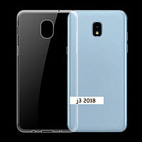 Чехол-накладка для Samsung Galaxy J3 (2018) J337 (силикон) прозрачный