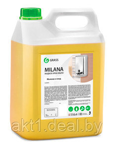 Жидкое крем-мыло Milana молоко и мед 5 литров - фото 1 - id-p82954713