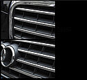 Хромированные накладки на решетку радиатора Audi A6 C6 2009-, фото 4