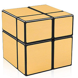 Зеркальный Кубик-головоломка 2х2 Золото