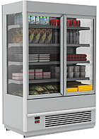 Витрина холодильная пристенная Carboma Cube FC20-08 VV 0,7-1 (фронт X5 распашные двери) -5 +5