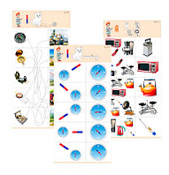 Комплект карточек (10) "Обучающий калейдоскоп для ДО. Эксперимент. Магнетизм"