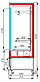 Витрина холодильная пристенная Carboma Cube Flesh FC20-07 VV 1,0-3 X7 9005 (-5…+5), фото 2