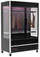 Витрина холодильная пристенная Carboma Cube Flesh FC20-08 VV 1,3-3 X7 9005 (-5…+5)
