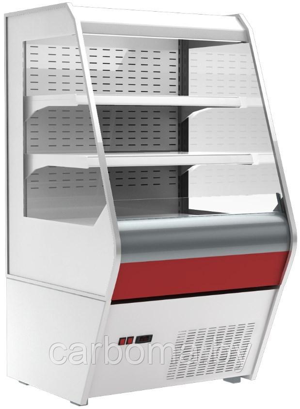 Витрина холодильная пристенная Carboma Britany F 13-07 VM 0,7-2 (1260/700 ВХСп-0,7) стеклопакет +2…+7