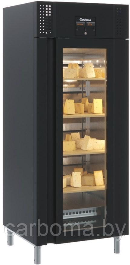 Шкаф холодильный Carboma PRO M700GN-1-G-MHC 9005 (+1...+12) со средним уровнем контроля влажности - фото 4 - id-p83166070