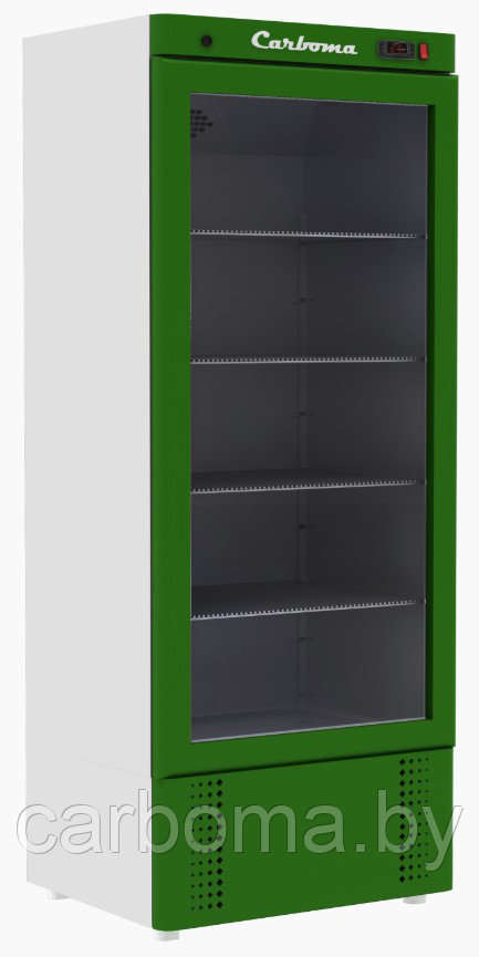 Шкаф холодильный Сarboma INOX R560С (стекло) +1...+12 - фото 7 - id-p83284980