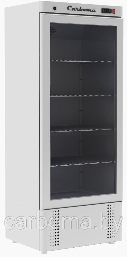 Шкаф холодильный Сarboma INOX R700С (стекло) +1...+12 - фото 3 - id-p83286487