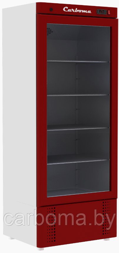 Шкаф холодильный Сarboma INOX R700С (стекло) +1...+12 - фото 4 - id-p83286487