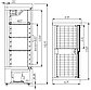 Шкаф холодильный Сarboma ШХ-0,8К (купе) со стеклянными дверьми +1...+12, фото 2