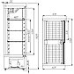 Шкаф холодильный Сarboma INOX ШХ-0,8К (купе) со стеклянными дверьми +1...+12, фото 2