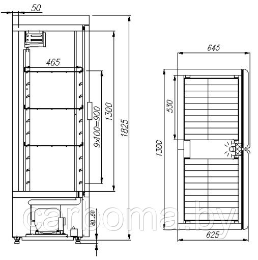 Шкаф холодильный Carboma ШХ-0,8 (0 +7) - фото 2 - id-p83293098