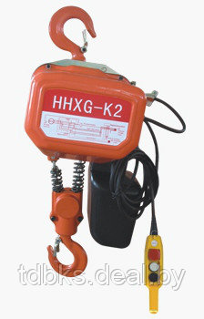 Таль электрическая цепная стационарная BKS HHXG-K1 г/п 1000 кг, в/п 6 м (тельфер) - фото 1 - id-p83293187
