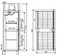 Шкаф холодильный комбинированный Carboma INOX  RF1120 0…+7/до -13, фото 2