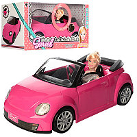 Кукла типа Barbie с машиной Кабриолет (свет, звук) 6633, фото 1