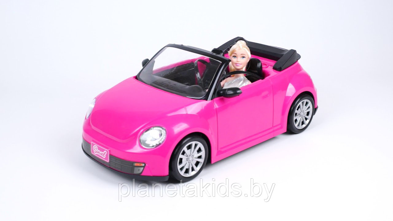 Кукла типа Barbie Барби с машиной Кабриолет (свет, звук) 6633 - фото 3 - id-p83293911