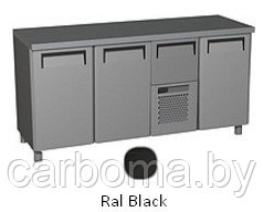 Холодильный стол Carboma RAL BAR T57 M3-1 9006/9005 (BAR-360) 0…+7