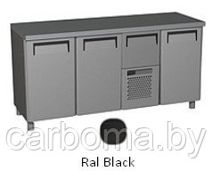 Холодильный стол Carboma RAL BAR T57 M3-1 9006/9005 (BAR-360) 0 +7 - фото 1 - id-p83296709