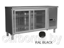 Холодильный стол Carboma RAL BAR T57 M2-1-C 9006/9005 (BAR-360К) +1 +12 - фото 1 - id-p83296996