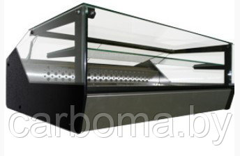 Витрина настольная Carboma ARGO 2 AC87 SH 1,0-1 (ВТ-1,0 Cube XL ТЕХНО) тепловая до +60