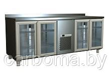 Холодильный стол Carboma 700 INOX ONE SIDE T70 M4-1-G (4GNG/NT) 0…+7