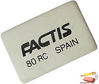 Ластик Factis, 30х20х7,5 мм., белый, арт.80RC