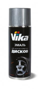 VIKA И583 Аэрозоль эмаль серебристая для окраски дисков 400мл/520мл - фото 1 - id-p55409314