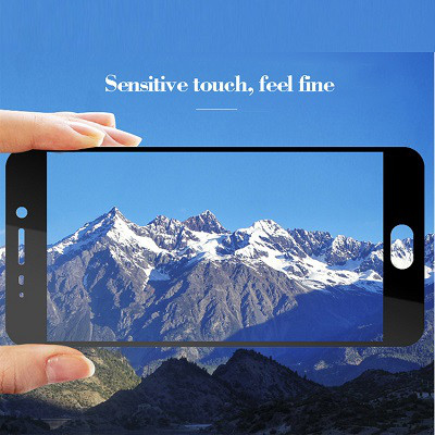 Защитное стекло Full Screen Cover 0.3 mm черное для Meizu M6s - фото 2 - id-p83364580