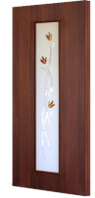 Межкомнатная дверь МДФ ламинированная C17ф тюльпан