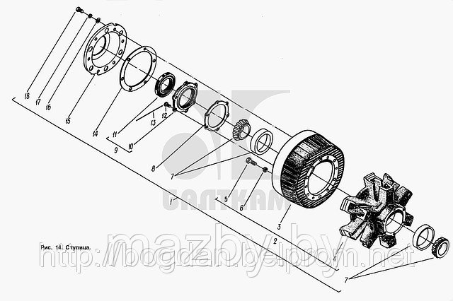 Барабан тормозной 9397-3501070 в Минске - фото 2 - id-p689370