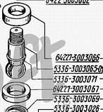 Палец 5336-3003065 рулевой шаровый МАЗ 5336-3003065-01 с сухарями комплект., фото 3