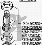 Сухари шарового пальца комплект МАЗ 64227-3003067/66-01 и 64227-3003066, фото 2