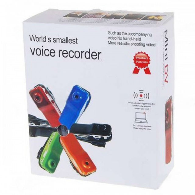 Мини-видеокамера/диктофон Mini Dv World Smallest Voice Recorder - фото 7 - id-p83419352
