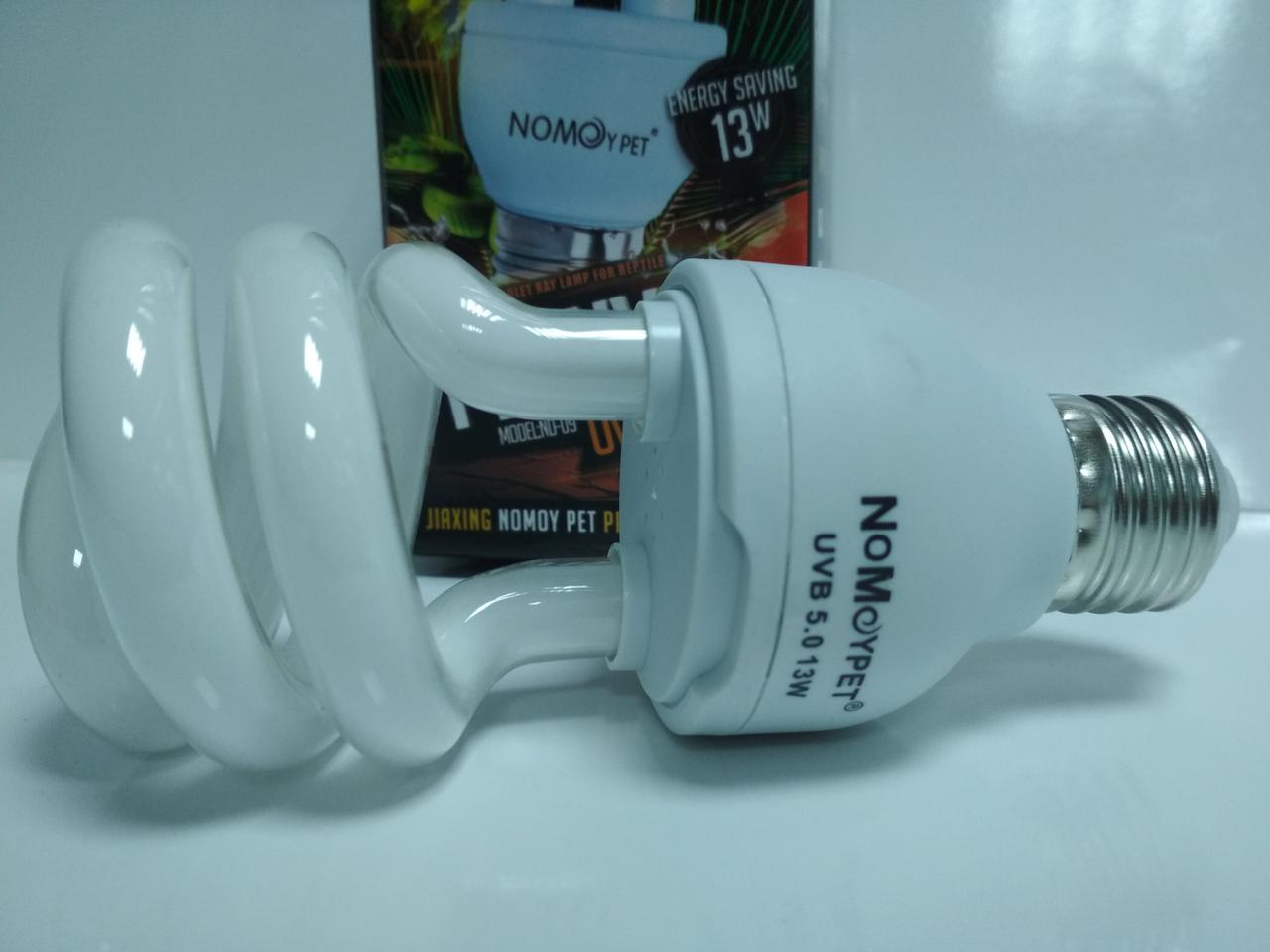 Ультрафиолетовая лампа UVB 5.0 Nomoypet для водных черепах. 13Вт водных черепах. - фото 3 - id-p83424207