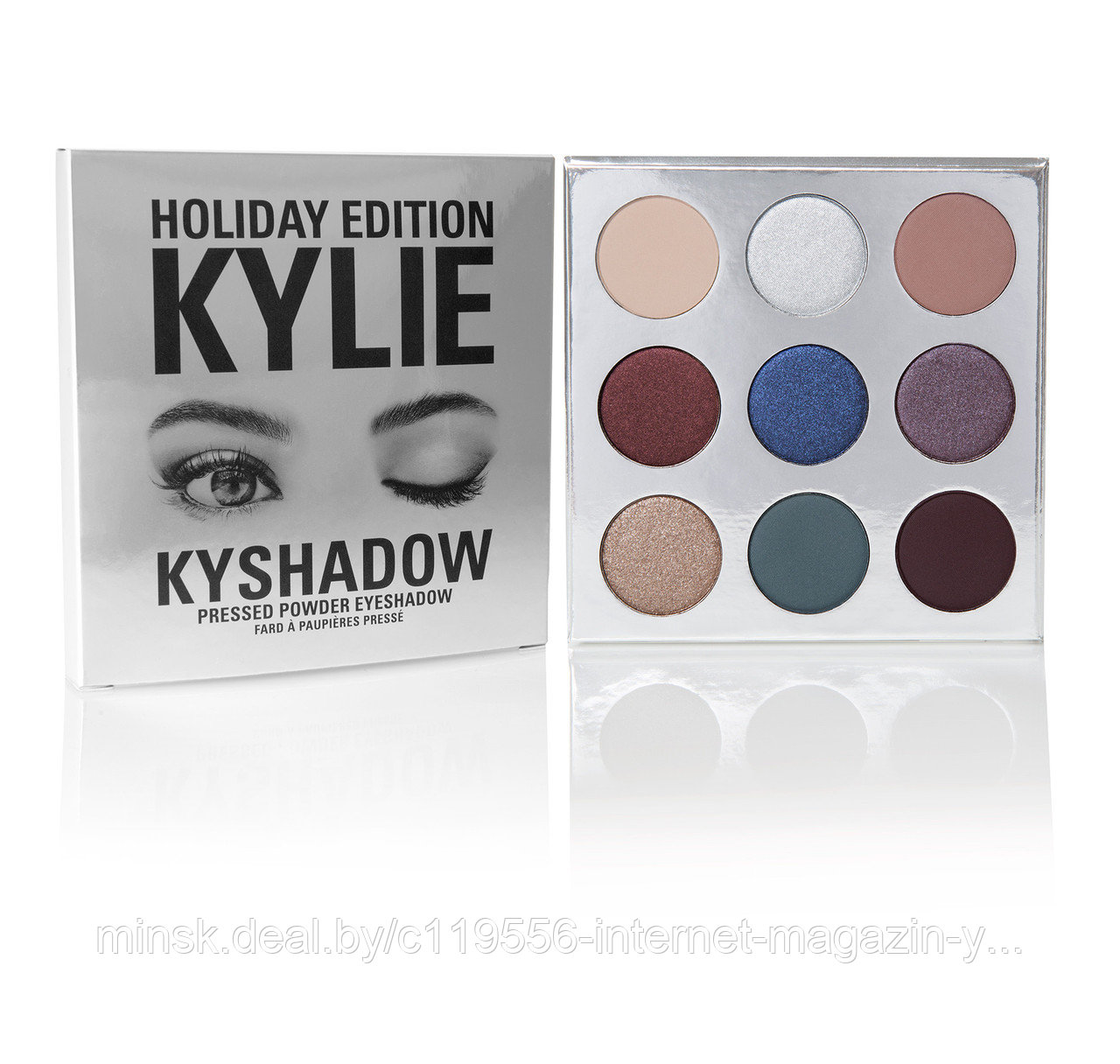 Палетка теней Kylie Kyshadow Holiday Edition (Серебро)  