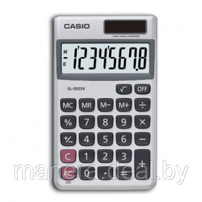 Калькулятор карманный, SL-300SV на 8 разрядов (СМ) SL-300SV - фото 1 - id-p3992406