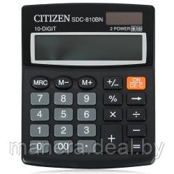 Калькулятор CITIZEN SDC-810 BN (10 разрядов) - фото 1 - id-p760844
