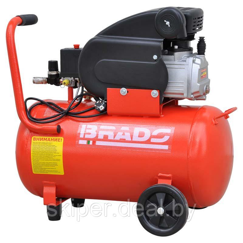 Воздушный компрессор BRADO AR50B (до 260 л/мин, 8 атм, 50 л, 230 В, 1.80 кВт) - фото 3 - id-p83452436
