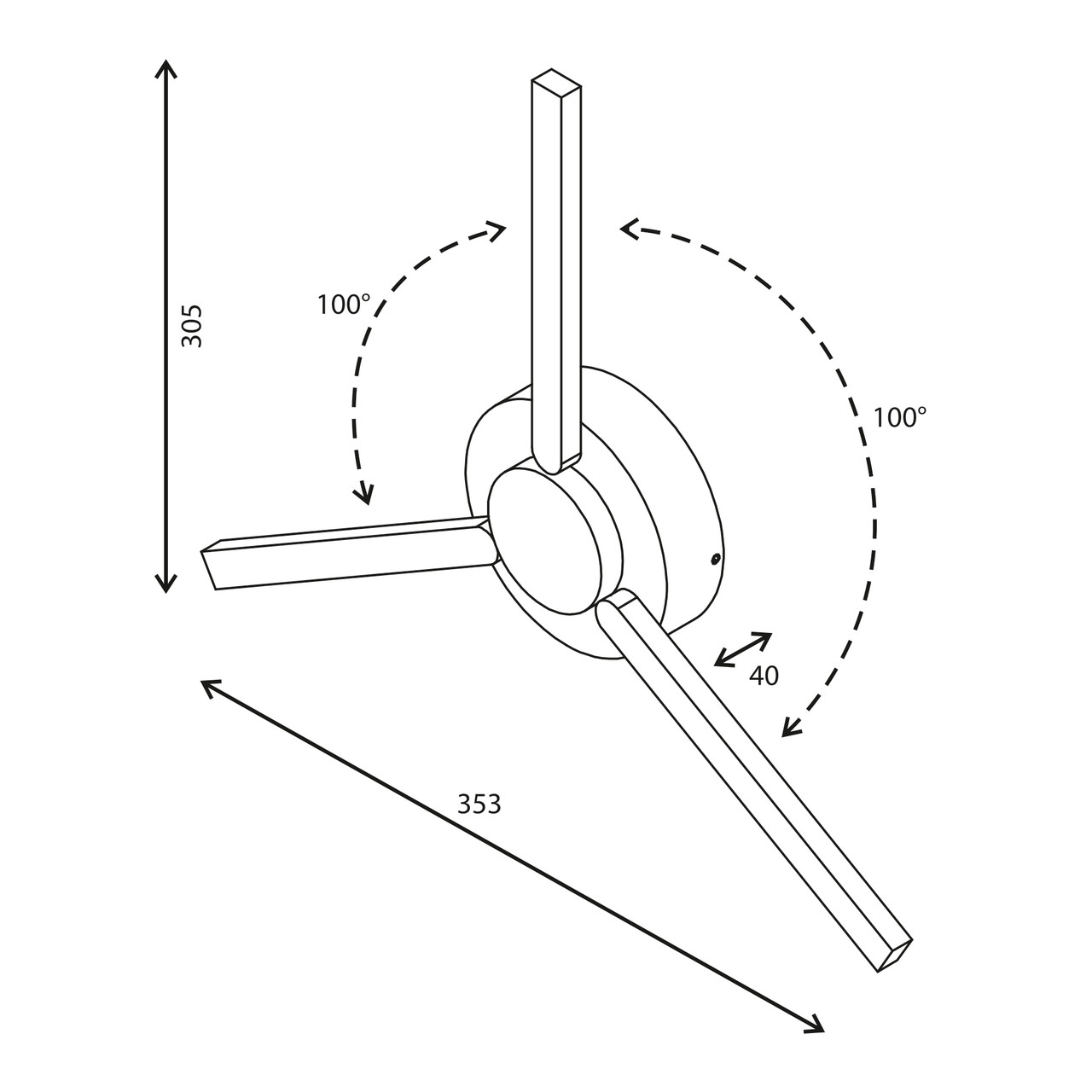 LEVER уличный настенный светодиодный светильник 1665 TECHNO LED - фото 4 - id-p82076331