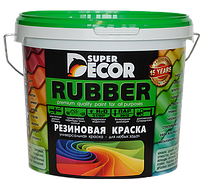 Резиновая краска SUPER DECOR №17 Небесный 6 кг