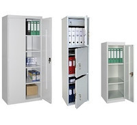 Металлические шкафы для документов офисные с замком для архива или бухгалтерии