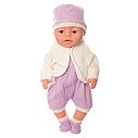 Кукла Беби Долл аналог Baby Born 020A с фиолетовым костюмом, закрывает глазки, фото 3