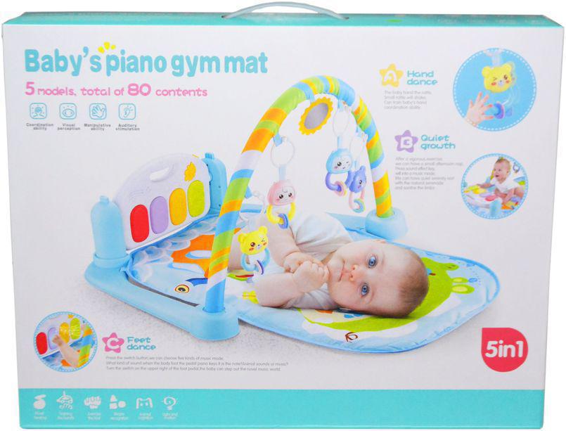 Развивающий коврик c Пианино (аналог коврик Fisher-Price Piano ) (розовый, голубой) 9903 - фото 1 - id-p83520872