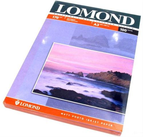 Фотобумага Lomond 170г/м матовая двухсторонняя А3