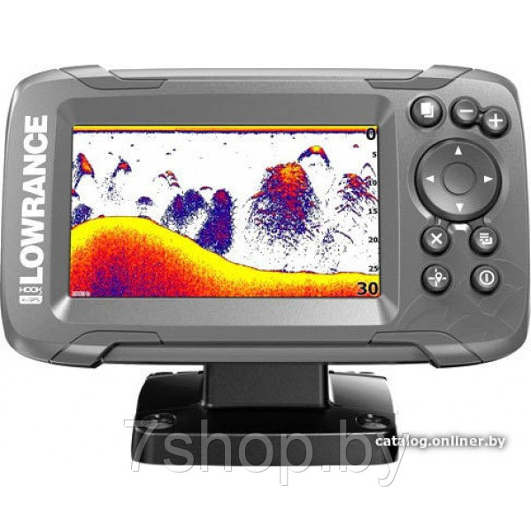 Эхолот-картплоттер Lowrance Hook2-4x Bullet GPS