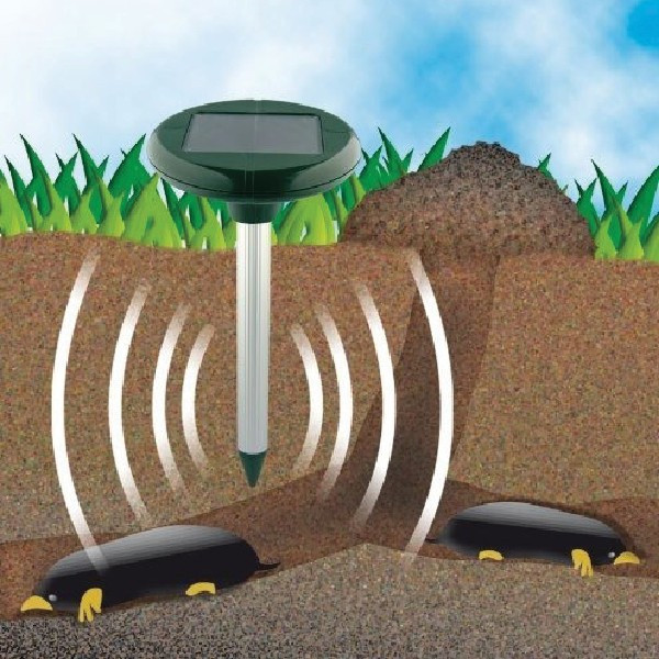 Ультразвуковой отпугиватель крота на солнечных батареях